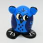 Mobile Preview: Tierfigur Eule in blau, aus Gießmasse ca. 5 cm