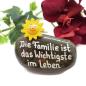 Preview: Glücksstein Sonne, Glücksbringer Stein mit Wunschtext