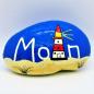 Preview: Steinfigur Leuchtturm Moin, handbemalt, ca. 15-17 cm