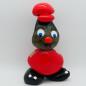 Preview: Steinmännchen Steinfigur, in rot, 25 cm