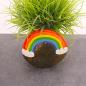 Preview: Grabstein mit Regenbogen als Tiergrabstein