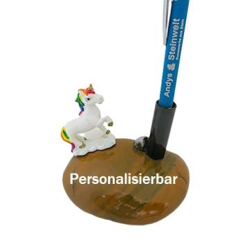 Stifthalter mit Einhorn für Schreibtisch und Kindergeburtstag