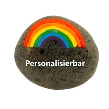 Grabstein, Grabschmuck mit Regenbogen-Tiergrabstein