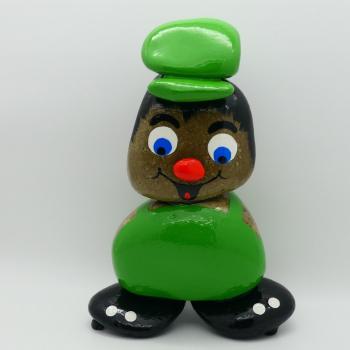 Steinmännchen Steinfigur, in grün, 25 cm