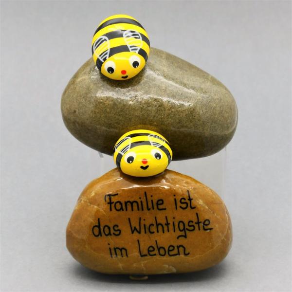 Glücksstein Biene ca. 8-9 cm, Glücksbringer