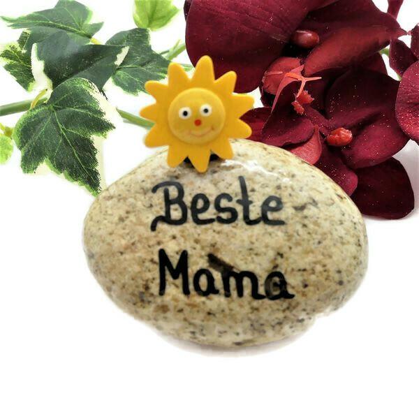 Glücksstein Sonne, für die beste Mama