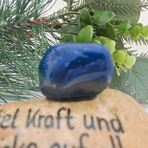 Blauer Trommelstein, Edelstein