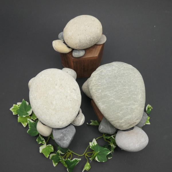 Steinrohlinge zum selbst bemalen, verschiedene Grössen