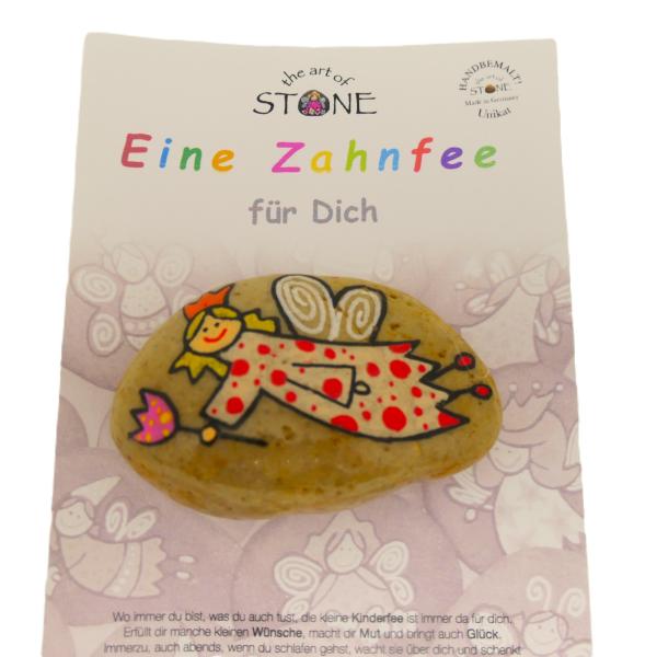 Zahnfee Farbe beige mit Spruchkarte